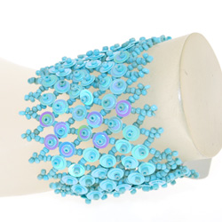 BRACCIALI ELASTICI APERTI CON PAILLETTES - Image 3