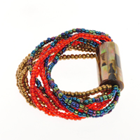 BRACCIALI 10 FILI STRIPE CON TUBO MADREPERLA - Image 15
