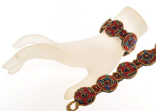 BRACCIALI APERTI PERLINE 5 BOTTONI - Image 17