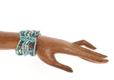 BRACCIALI ONDA CON MADREPERLA COLORATE - Image 18