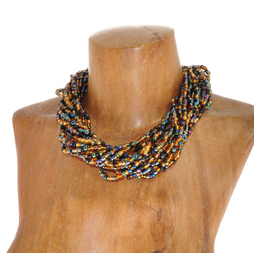 COLLANE GIROCOLLO 15 FILI 6/0 BEADS MIX - Image 2