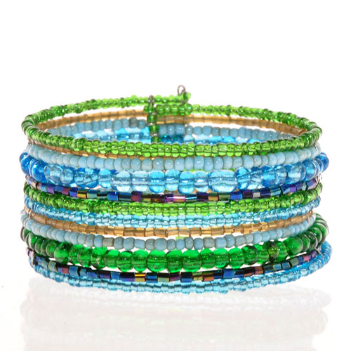 BRACCIALETTI RIGIDI CON PERLINE 12 FILI - Image 19