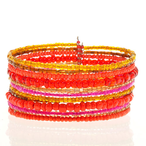 BRACCIALETTI RIGIDI CON PERLINE 12 FILI - Image 21