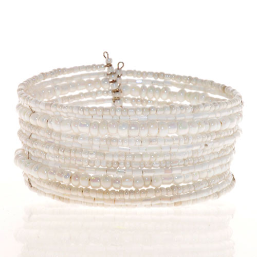 BRACCIALETTI RIGIDI CON PERLINE 12 FILI - Image 2