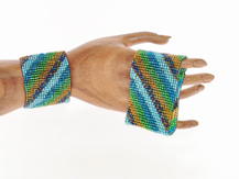 BRACCIALI ELASTICI MICROPERLINE DISEGNI ETNICI - Image 10