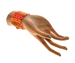 BRACCIALETTI A RETE CON PERLINE STRIPE - Image 17