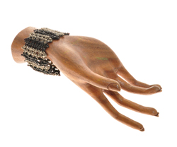 BRACCIALETTI A RETE CON PERLINE STRIPE - Image 20