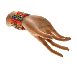 BRACCIALETTI A RETE CON PERLINE STRIPE - Image 22