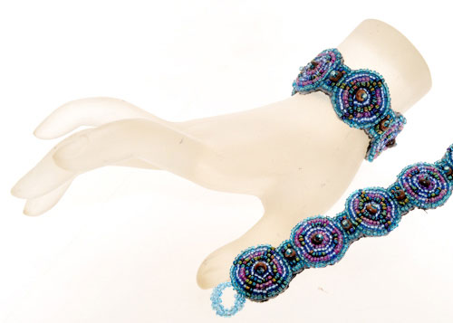 BRACCIALI APERTI PERLINE 5 BOTTONI - Image 19