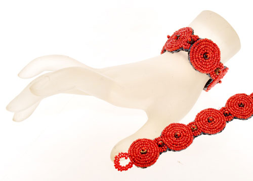 BRACCIALI APERTI PERLINE 5 BOTTONI - Image 20