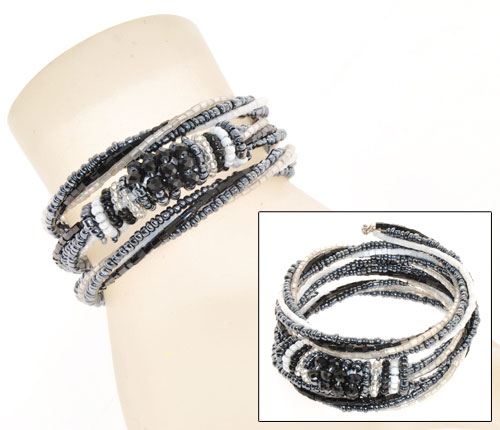 BRACCIALI KAKU GARDEN COIL CRYSTAL STRIPE - Image 3