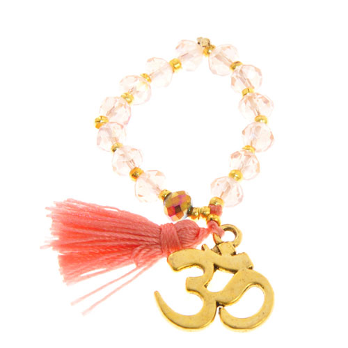 ANELLI ELASTICO TASSEL OM COLORE ORO - Image 2