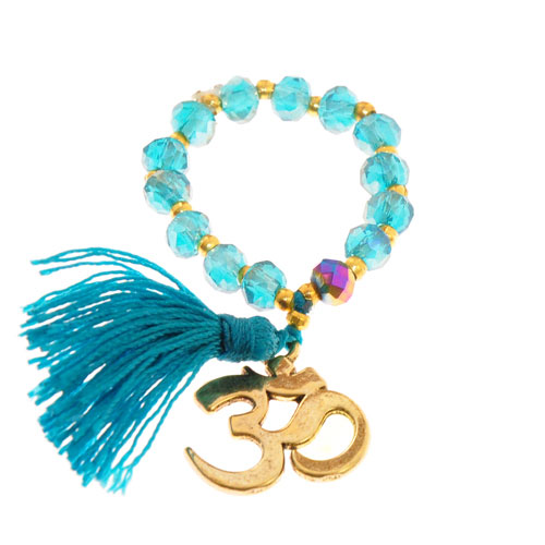 ANELLI ELASTICO TASSEL OM COLORE ORO - Image 4