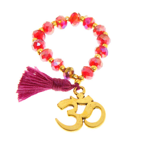 ANELLI ELASTICO TASSEL OM COLORE ORO - Image 5