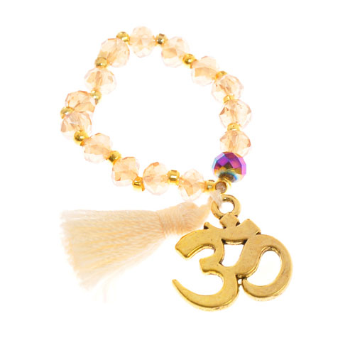 ANELLI ELASTICO TASSEL OM COLORE ORO - Image 7