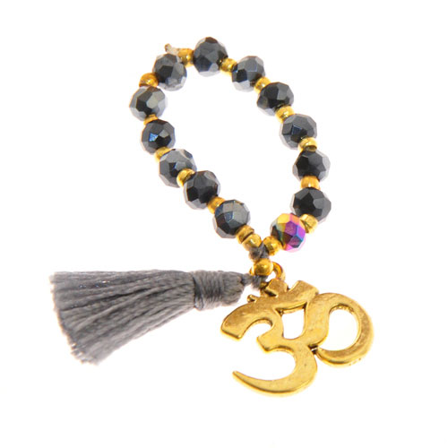 ANELLI ELASTICO TASSEL OM COLORE ORO - Image 8