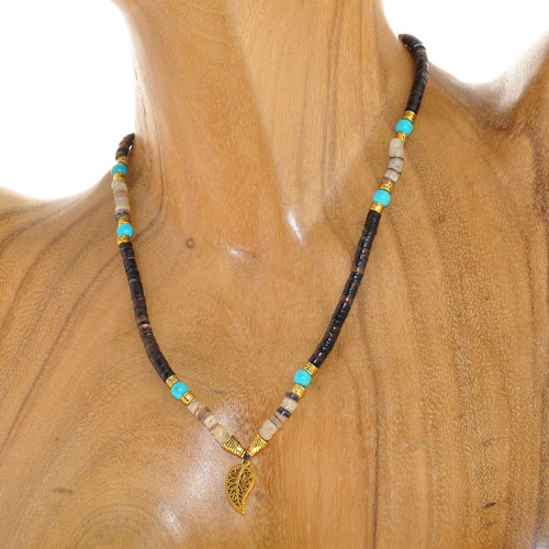 COLLANE FILIPINA CEBU COMB STONE GOLD - Image 2