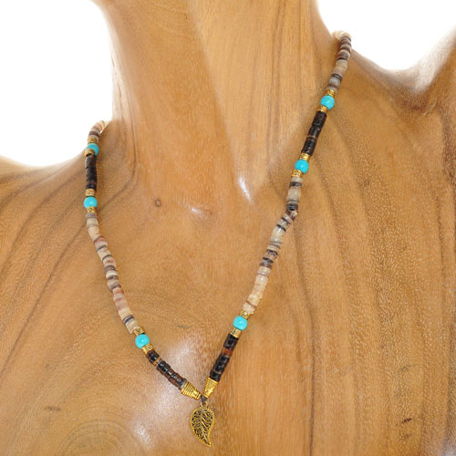 COLLANE FILIPINA CEBU COMB STONE GOLD - Image 3