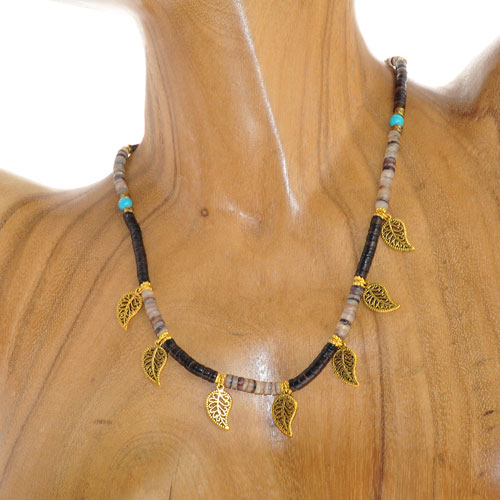 COLLANE FILIPINA CEBU COMB STONE GOLD - Image 7